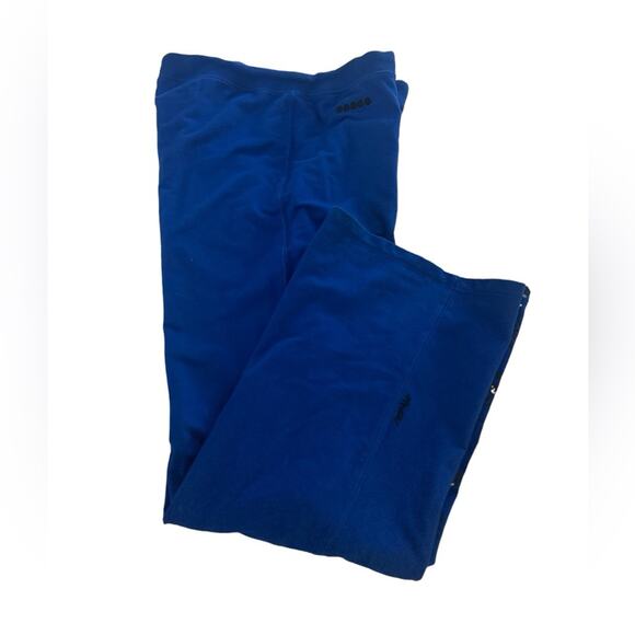 COOGI Vintage Flared Embroidered Knit Sweat Pants, Bright Blue Bling, L - Picture 14 of 15